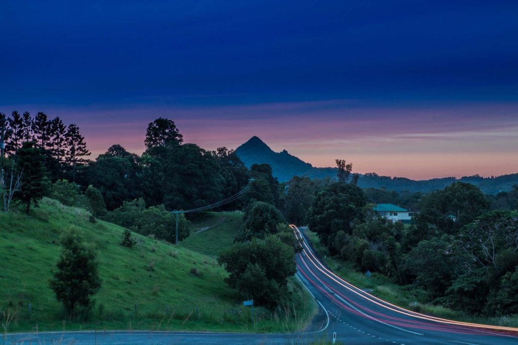 Mullumbimby looking towards Mt Chincogan